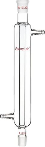 stonylab Liebig Condenser with 19/22 Joint, 200 mm Jacket Length Borosilicate Glass Liebig Condenser Lab Glass Condenser in Saudi Arabia