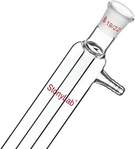 stonylab Liebig Condenser with 19/22 Joint, 200 mm Jacket Length Borosilicate Glass Liebig Condenser Lab Glass Condenser in Saudi Arabia