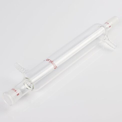 stonylab Liebig Condenser with 19/22 Joint, 200 mm Jacket Length Borosilicate Glass Liebig Condenser Lab Glass Condenser in Saudi Arabia