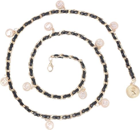 عدد 5 عطر صغير سلسلة معدنية حزام مضفر الخصر حزام الخصر سلسلة الجسم المعدنية الجمال رئيس قلادة الخصر سلسلة السيدات in Kuwait
