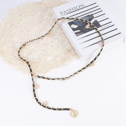 عدد 5 عطر صغير سلسلة معدنية حزام مضفر الخصر حزام الخصر سلسلة الجسم المعدنية الجمال رئيس قلادة الخصر سلسلة السيدات in Kuwait