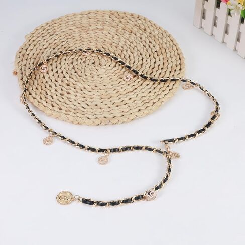عدد 5 عطر صغير سلسلة معدنية حزام مضفر الخصر حزام الخصر سلسلة الجسم المعدنية الجمال رئيس قلادة الخصر سلسلة السيدات in Kuwait