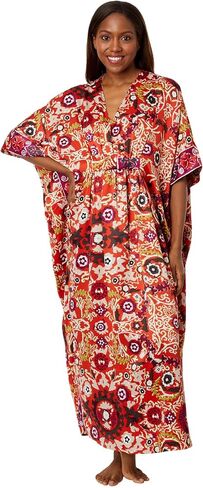 Natori Palazzo Satin Caftan Amber Espresso Combo S (السيدات 6-8) in Saudi Arabia
