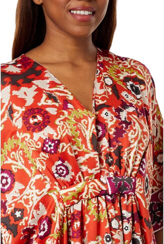 Natori Palazzo Satin Caftan Amber Espresso Combo S (السيدات 6-8) in Saudi Arabia