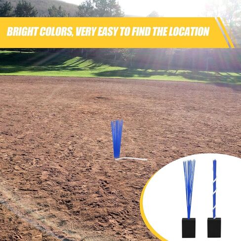 Deekin 4 Pcs Base Plugs Anchor Base Plugs Baseball Field Maintenance Equipment Baseball Accessories for Baseball Field in Saudi Arabia