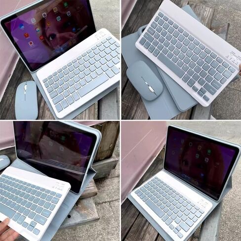 حافظة لوحة مفاتيح لجهاز Xiaomi Pad 6/6 Pro، لوحة مفاتيح لاسلكية بإضاءة خلفية قابلة للفصل مع غطاء حماية مغناطيسي، ماوس، أسود in Saudi Arabia