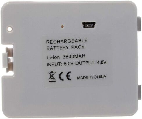 Rechargeable Battery Pack 3800mAh with Charging Cable Large Capacity Overcharge Protection for Wii Fit Balance Board Electronics Accessories in Kuwait