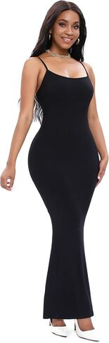 Shapewear Dress For Women 8 In 1 Shapewear Tummy Control Dress Built In Shapewear Bra 2024 Strap Skims Bodycon Dress in Saudi Arabia