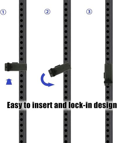 PLKO J-Hook لمرفقات حامل الطاقة، مجموعة من 2، تناسب أقفاص الطاقة الفولاذية مقاس 3 × 3 بوصة، سلامة الرفع in Kuwait