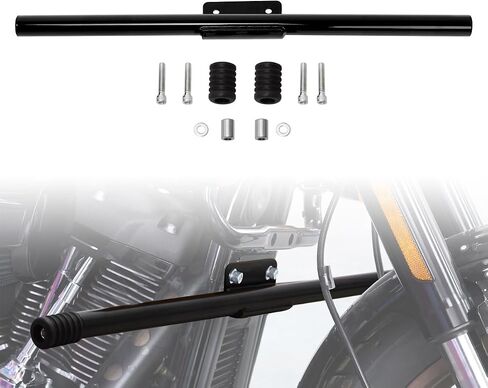 WOWTK Highway Peg Crash Bar واقي المحرك لـ Harley Softail Low Rider S FXLRS، Low Rider ST FXLRST 2022-2023، أسود in Saudi Arabia