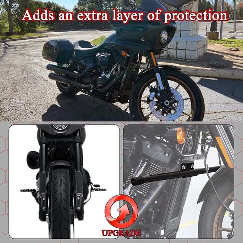 WOWTK Highway Peg Crash Bar واقي المحرك لـ Harley Softail Low Rider S FXLRS، Low Rider ST FXLRST 2022-2023، أسود in Saudi Arabia