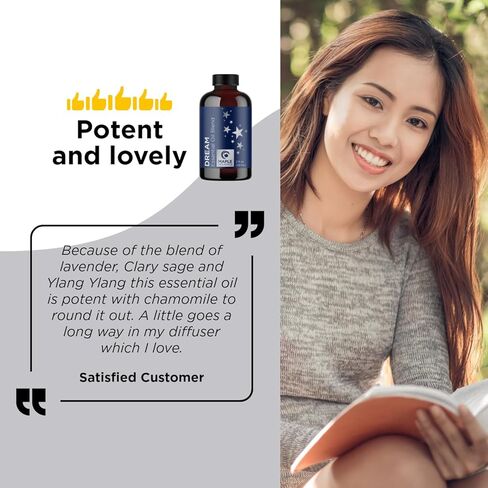 مزيج الزيوت العطرية للناشر - مزيج الزيوت العطرية المنعشة مع شجرة الشاي والنعناع والأوكالبتوس والزيوت العطرية للنعناع للناشرين في المنزل والاستحمام والعلاج العطري 4oz in Kuwait