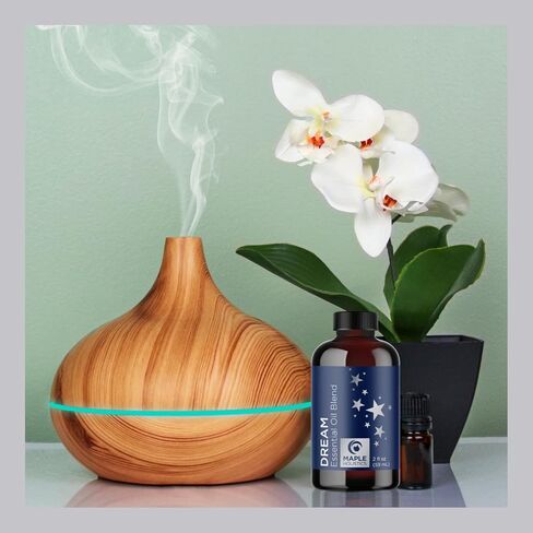 مزيج الزيوت العطرية للناشر - مزيج الزيوت العطرية المنعشة مع شجرة الشاي والنعناع والأوكالبتوس والزيوت العطرية للنعناع للناشرين في المنزل والاستحمام والعلاج العطري 4oz in Kuwait