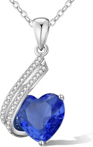 Mother's Day Gifts, Heart Necklaces for Women, Rose Gold Plated Infinity Love Pendant Necklaces with Red Crystal, Anniversary Birthday Jewelry Gifts for Her Mom Wife Girlfriend Girls in Saudi Arabia