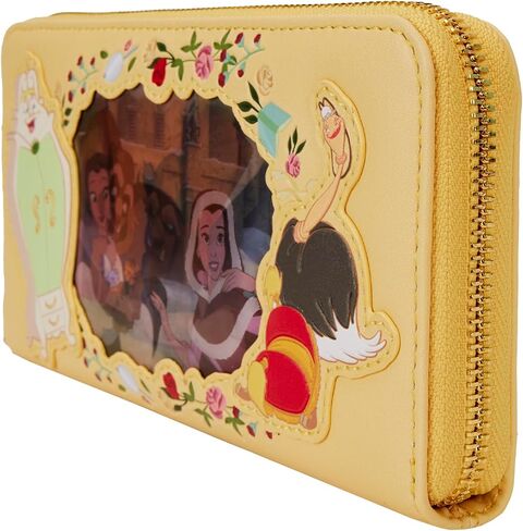 LOUNGEFLY Disney Princess Beauty and The Beast Belle LENTICULAR Wristlet in Saudi Arabia