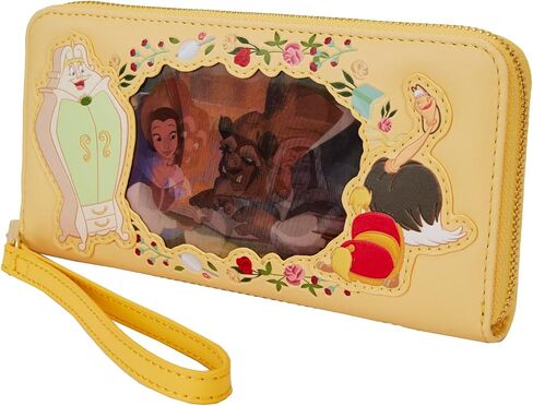 LOUNGEFLY Disney Princess Beauty and The Beast Belle LENTICULAR Wristlet in Saudi Arabia