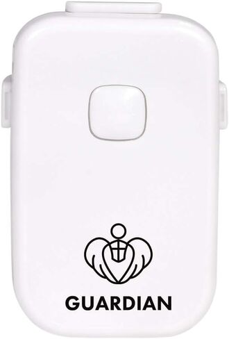 منبه جارديان للتبول اللاإرادي بجانب السرير للأطفال والمراهقين والبالغين مع صوت عالٍ واهتزاز قوي لإيقاظ الأشخاص الذين ينامون بعمق (السرير)، أبيض in Kuwait