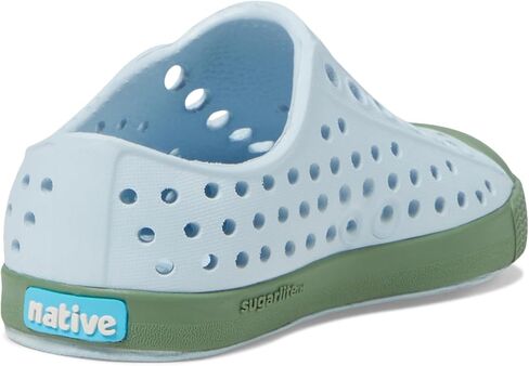 Native Shoes Kids Jefferson (Toddler/Little Kid) - EVA Upper and Lining - Perforations for Temperature Control Air Blue/Loch Green 5 Toddler M in Saudi Arabia