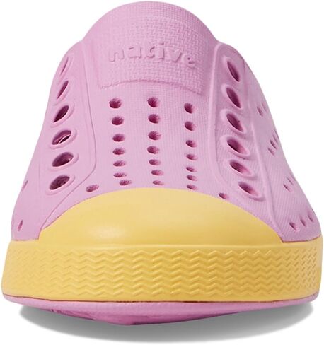 Native Shoes Kids Jefferson (Toddler/Little Kid) - EVA Upper and Lining - Perforations for Temperature Control Chillberry Pink/Pineapple Yellow 9 Toddler M in Saudi Arabia
