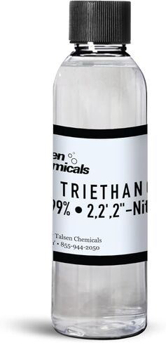 Triethanolamine (Tea) for Cosmetics 125 mL 99% pH Balancer, Surfactants DIY Skincare and Cosmetic Products by Talsen Chemicals in Kuwait