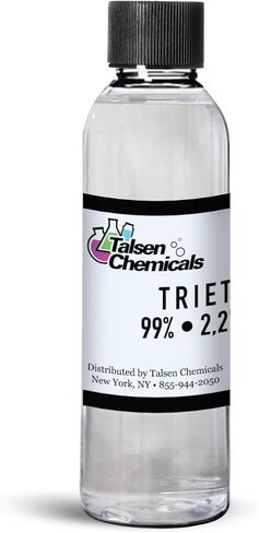 Triethanolamine (Tea) for Cosmetics 125 mL 99% pH Balancer, Surfactants DIY Skincare and Cosmetic Products by Talsen Chemicals in Kuwait