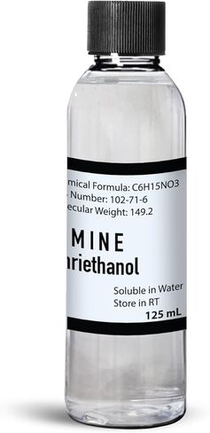 Triethanolamine (Tea) for Cosmetics 125 mL 99% pH Balancer, Surfactants DIY Skincare and Cosmetic Products by Talsen Chemicals in Kuwait