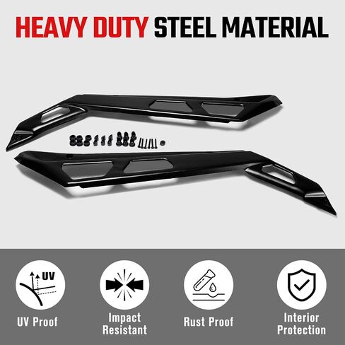 A & UTV PRO 2-Seat Low Profile Rock Sliders لعام 2020-2023 Polaris RZR PRO XP/RZR PRO R/Turbo R، قضبان نيرف الفولاذية شديدة التحمل، ملحقات الخطوات الجانبية لشجرة كيكرز، استبدل OEM # 2883760-293 in Saudi Arabia