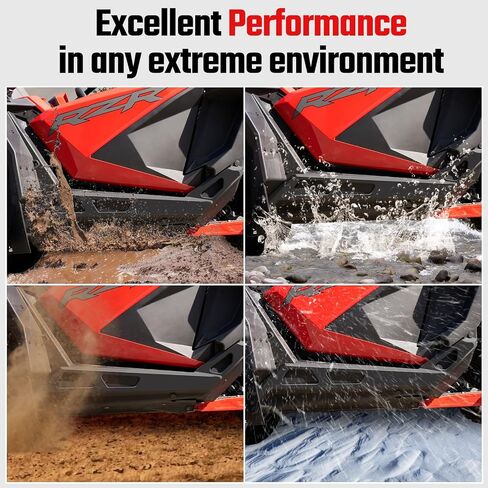 A & UTV PRO 2-Seat Low Profile Rock Sliders لعام 2020-2023 Polaris RZR PRO XP/RZR PRO R/Turbo R، قضبان نيرف الفولاذية شديدة التحمل، ملحقات الخطوات الجانبية لشجرة كيكرز، استبدل OEM # 2883760-293 in Saudi Arabia