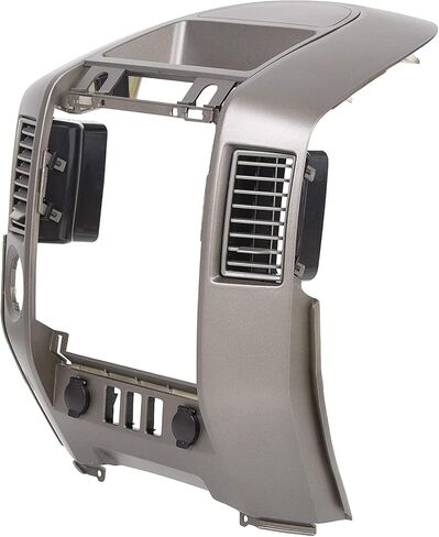 KUAFU Center Dash Audio A/C Instrument Panel Bezel Cover Lid Compatible with Nissan 2004-2006 Titan XE SE Armada SE Replace for 682578S800 - Gray in Saudi Arabia