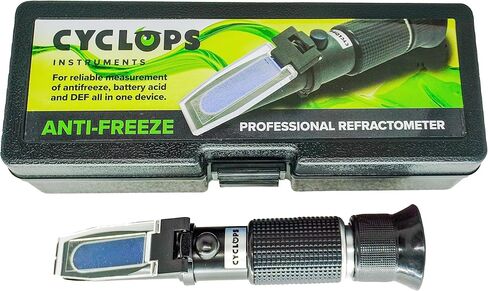أدوات العملاق مانع التجمد الممتاز فهرنهايت، AdBlue، DEF، حمض البطارية، وسائل غسيل الزجاج الأمامي | يقيس درجة حرارة نقطة التجمد والتركيز in Kuwait