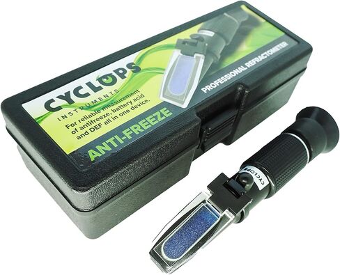 أدوات العملاق مانع التجمد الممتاز فهرنهايت، AdBlue، DEF، حمض البطارية، وسائل غسيل الزجاج الأمامي | يقيس درجة حرارة نقطة التجمد والتركيز in Kuwait