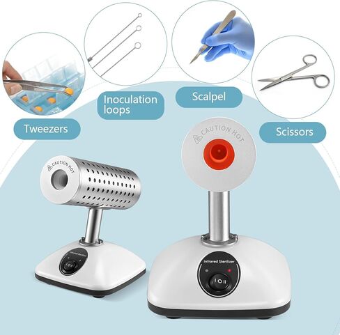 معقم مشرط بالأشعة تحت الحمراء DS-900S معقمات الأوتوكلاف للمختبر 825 درجة مئوية معقم حلقة التلقيح لتطعيم حلقة الفطريات 110 فولت 240 وات in Kuwait