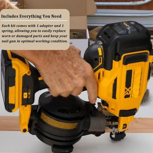 طقم محول مسامير جوانب الفينيل 45RN-VSA، بديل لـ DeWalt DW45RN، DW45RN طقم مسامير تثبيت الأسطح الجانبية مع زنبرك، أسود in Kuwait