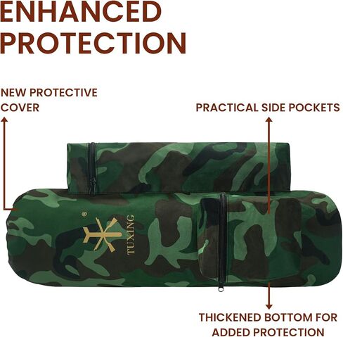 TUXING Pcp Carbon Fiber Tank,Paintball Air Tank & Cylinder Camo Carrier Bag Pouch Backpack (6.8L/9L) in Saudi Arabia