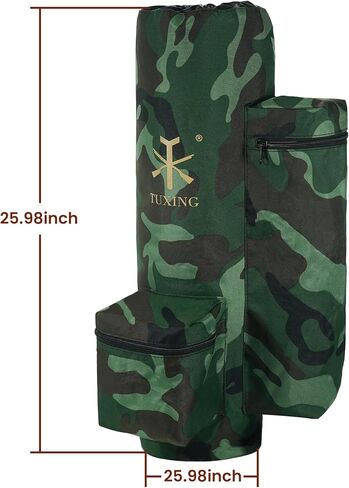 TUXING Pcp Carbon Fiber Tank,Paintball Air Tank & Cylinder Camo Carrier Bag Pouch Backpack (6.8L/9L) in Saudi Arabia