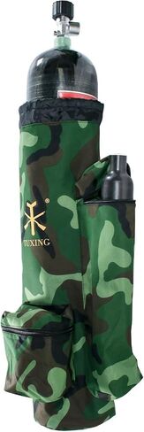 TUXING Pcp Carbon Fiber Tank,Paintball Air Tank & Cylinder Camo Carrier Bag Pouch Backpack (6.8L/9L) in Saudi Arabia