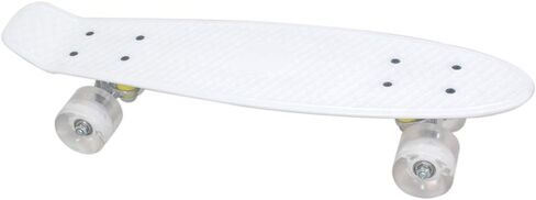 لوح تزلج مقاس 22 بوصة، لوح تزلج صغير كامل طراز ريترو مع عجلات مضيئة ملونة للأطفال والأولاد والبنات والمبتدئين والشباب والمراهقين والبالغين in Kuwait