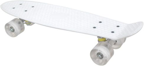 لوح تزلج مقاس 22 بوصة، لوح تزلج صغير كامل طراز ريترو مع عجلات مضيئة ملونة للأطفال والأولاد والبنات والمبتدئين والشباب والمراهقين والبالغين in Kuwait