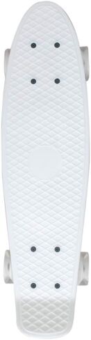 لوح تزلج مقاس 22 بوصة، لوح تزلج صغير كامل طراز ريترو مع عجلات مضيئة ملونة للأطفال والأولاد والبنات والمبتدئين والشباب والمراهقين والبالغين in Kuwait