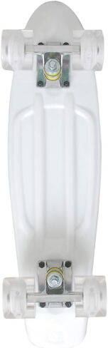 لوح تزلج مقاس 22 بوصة، لوح تزلج صغير كامل طراز ريترو مع عجلات مضيئة ملونة للأطفال والأولاد والبنات والمبتدئين والشباب والمراهقين والبالغين in Kuwait