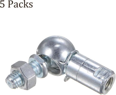 5 Pcs CS13 Angle Ball Joint - [M8 Left Hand Thread] A3 Steel Ball Socket Universal Joints for Automotive, Hinged Door in Saudi Arabia