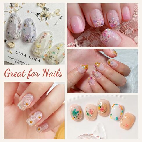 710 Pieces Small Dried Flowers Mini Flowers for Crafts, Real Natural Tiny Dried Pressed Flowers for DIY Resin Ornaments, Candles Making in Kuwait