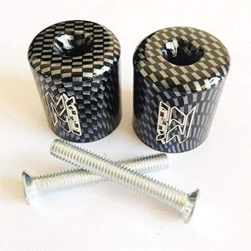 XKMT-Compatible With Suzuki Gsxr 600 750 1000 1300 Hayabusa Katana Sv650S Tl1000S Bandit Carbon Bar Ends [B00YWBV0ES] in Kuwait