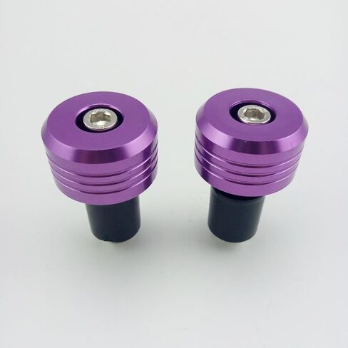 Motorcycle Handlebar Ends,7/8'' Handle Bar Slider Caps Weight Plugs CNC Aluminum (Black) in Saudi Arabia