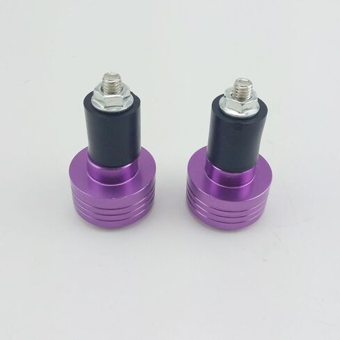 Motorcycle Handlebar Ends,7/8'' Handle Bar Slider Caps Weight Plugs CNC Aluminum (Black) in Saudi Arabia