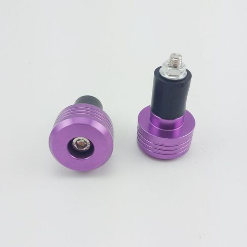 Motorcycle Handlebar Ends,7/8'' Handle Bar Slider Caps Weight Plugs CNC Aluminum (Black) in Saudi Arabia