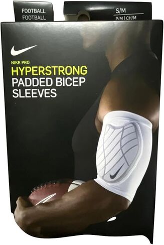 أكمام ذراع مبطنة للعضلة ذات الرأسين من Nike للرجال مقاس XXL/3XL أبيض/رمادي in Saudi Arabia