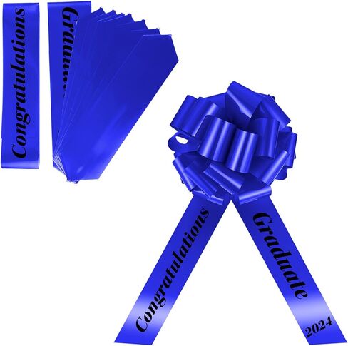 WILLBOND 20 Inch Graduate Big Car Bow Large Giant Graduation Congratulations Car Bow Ribbon for 2025 Graduation Gift Birthday Party Decoration(Orange) in Kuwait