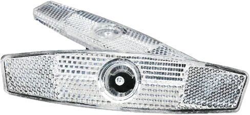 عاكسات تحذير سلامة الدراجة، عاكسات عجلة الدراجة، عاكسات عجلة الدراجة مع أبازيم للدراجات الجبلية على الطرق، ملحقات الركوب الليلي (أبيض) مجموعتان in Kuwait