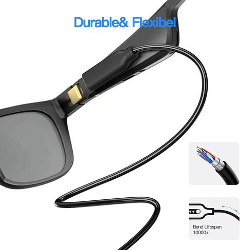 AWINNER Charger Compatible for Bose Frames Alto S/M M/L, Bose Frames Rondo, Bose Frames Soprano, Bose Frames Tenor - USB Magnetic Charging Cable 3.3ft 100cm (1-Pack) in Saudi Arabia
